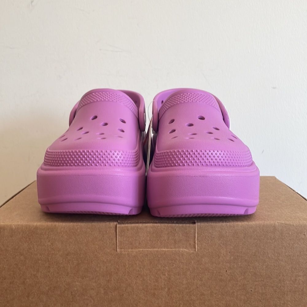 NWT Crocs Stomp Clog Bubble Women Size 7 Men Size 5(209347-6WQ) - Picture 5 of 11